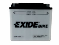 Аккумулятор EXIDE E60-N24L-A 12В 28Ач 280CCA 184x124x169 мм Обратная (-+)