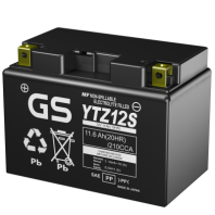 Аккумулятор GS Yuasa YTZ12S GS 12В 11Ач 210CCA 150x87x110 мм Прямая (+-)