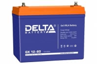 Аккумулятор Delta GX 12-60 12В 60Ач 258x166x235 мм Прямая (+-) Аккумулятор Delta GX 12-60 12В 60Ач 258x166x235 мм Прямая (+-)