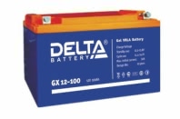 Аккумулятор Delta GX 12-100 12В 100Ач 330x171x222 мм Прямая (+-) Аккумулятор Delta GX 12-100 12В 100Ач 330x171x222 мм Прямая (+-)