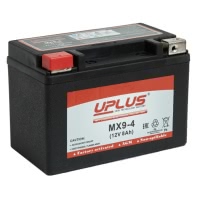 Аккумулятор UPLUS LEOCH MX9-4 (СТ 1209 YTX9) 12В 8Ач 120CCA 150x87x105 мм Прямая (+-)