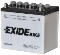 Аккумулятор EXIDE 12N24-3A 12В 24Ач 220CCA 184x124x175 мм Обратная (-+)