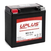 Аккумулятор UPLUS LEOCH MX14-4 (EPS 1214 YTX14) 12В 12Ач 230CCA 150x87x145 мм Прямая (+-)