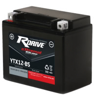 Аккумулятор RDRIVE-YTX12-BS SL 12В 10Ач 180CCA 150x87x130 мм Прямая (+-)