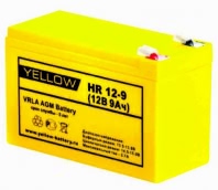 Аккумулятор Yellow HR 12-9 YL 12В 9Ач 151x65x100 мм Прямая (+-)