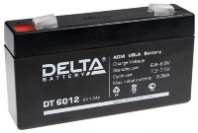 Аккумулятор Delta DT 6012 6В 1,2Ач 97x24x58 мм Прямая (+-)