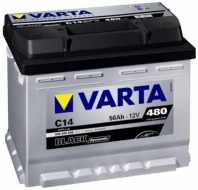 Аккумулятор VARTA Black Dynamic C14 556400048 12В 56Ач 480CCA 242x175x190 мм Обратная (-+)