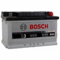 Аккумулятор BOSCH Silver S3 0 092 S30 070 12В 70Ач 640CCA 278x175x175 мм Обратная (-+)