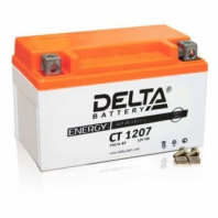Аккумулятор Delta CT 1207 12В 7Ач 105CCA 150x86x94 мм Прямая (+-)