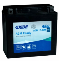 Аккумулятор EXIDE AGM12-12M 12В 12Ач 200CCA 150x90x145 мм Прямая (+-)