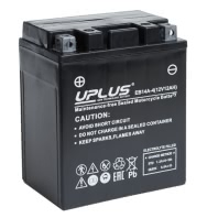 Аккумулятор UPLUS LEOCH EB14A-4 (CT 1214.1 YB14-BS YTX14AH)  12В 12Ач 210CCA 133x90x164 мм Прямая (+