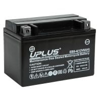 Аккумулятор UPLUS LEOCH EB9-4 (CT1209 YTX9-BS) 12В 8Ач 120CCA 150x87x105 мм Прямая (+-)