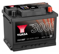 Аккумулятор Yuasa SMF YBX3027 12В 60Ач 550CCA 243x175x190 мм Обратная (-+)
