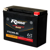 Аккумулятор Gold RDRIVE-YTX24HL-BS GD 12В 21Ач 360CCA 205x87x162 мм Обратная (-+)