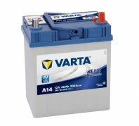 Аккумулятор VARTA Blue Dynamic A14 540126033 12В 40Ач 330CCA 187x127x227 мм Обратная (-+)