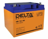 Аккумулятор Delta HR 12-40 12В 45Ач 198x166x170 мм Обратная (-+) Аккумулятор Delta HR 12-40 12В 45Ач 198x166x170 мм Обратная (-+)