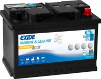 Аккумулятор EXIDE Equipment Gel ES650 12В 56Ач 278x175x190 мм Обратная (-+)