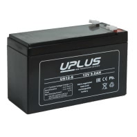 Аккумулятор UPLUS US12-9.0 (HR 12-9, DTM 1209, DT 1209) 12В 9Ач 151x65x93,5 мм Прямая (+-)