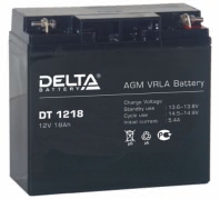 Аккумулятор Delta DT 1218 12В 18Ач 181x76x168 мм Обратная (-+) Аккумулятор Delta DT 1218 12В 18Ач 181x76x168 мм Обратная (-+)